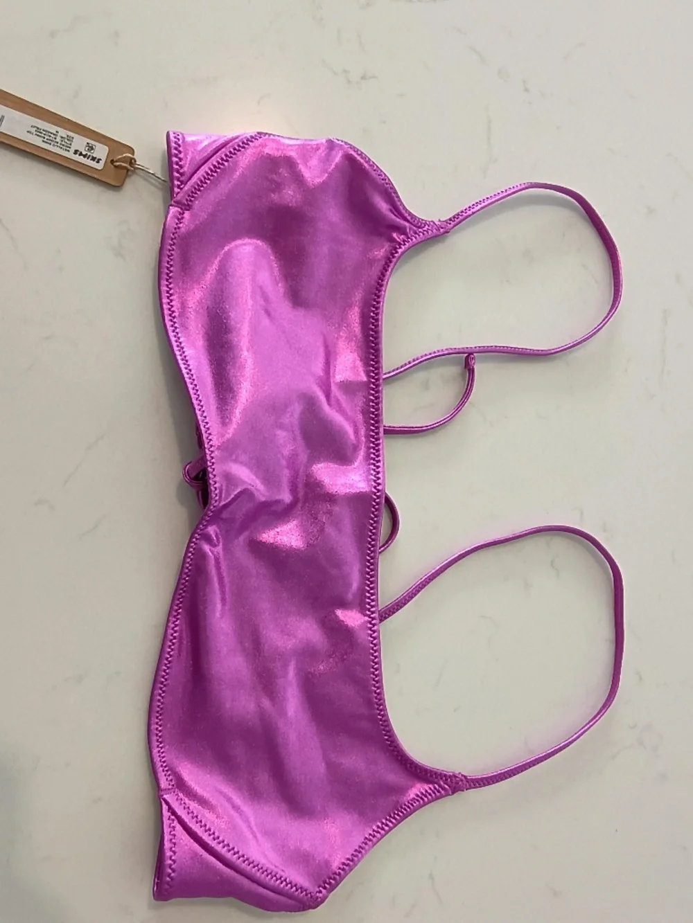 🔥 Metallic Swim Medium NWT DRAGON FRUIT
